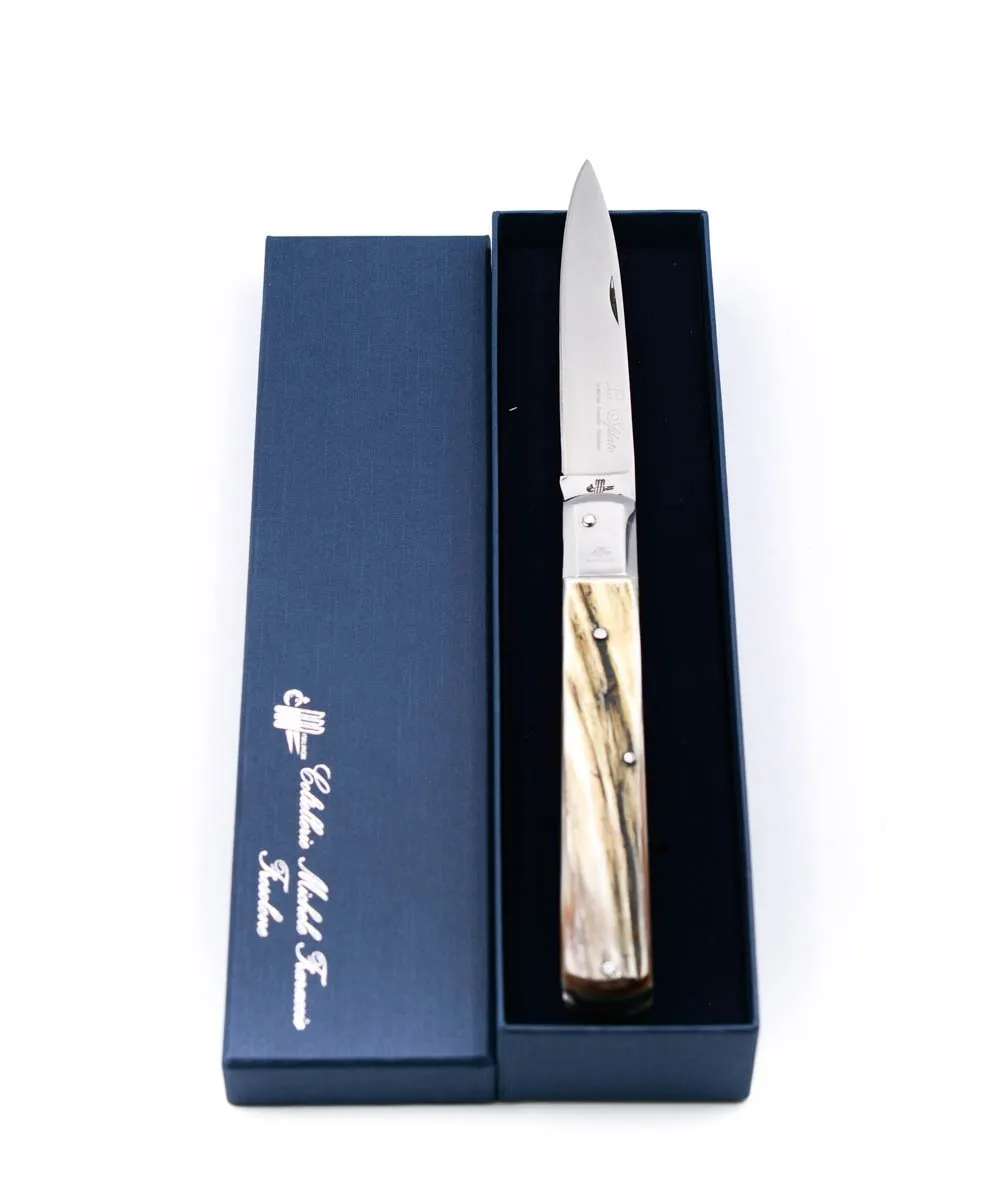 M.F. Sfilato Corno Antico Guancetta INOX 28cm - immagine 2