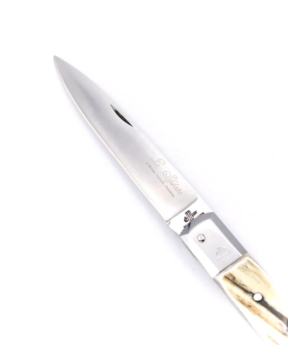 M.F. Sfilato Corno Antico Guancetta INOX 28cm - immagine 4