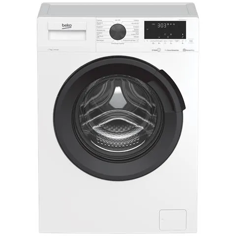 BEKO Lavatrice Slim WUX71236AI-IT SteamCure 7 Kg D 1200 giri