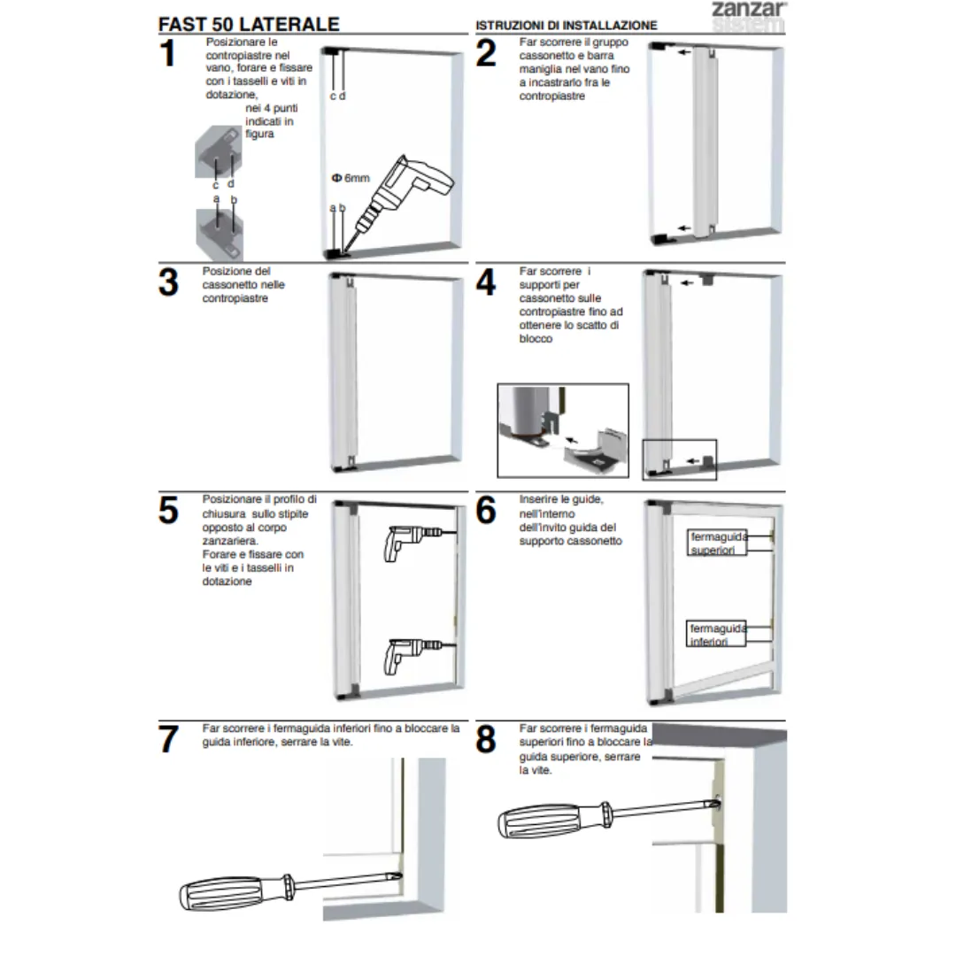 Zanzariera Fast 50 Laterale (€50 mq) - immagine 2