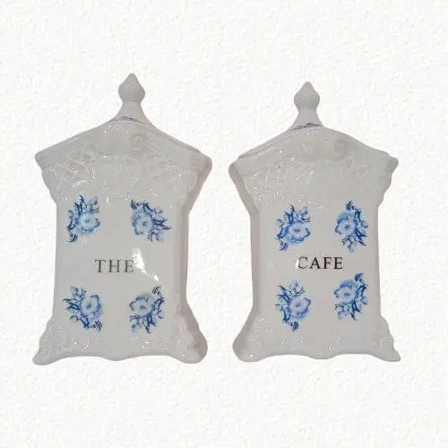 Set contenitori in ceramica di Delft 5 pezzi - immagine 7