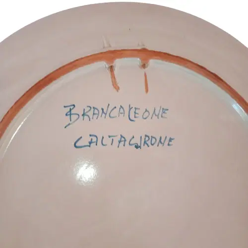 Piatto in ceramica decorativa Caltagirone - immagine 4