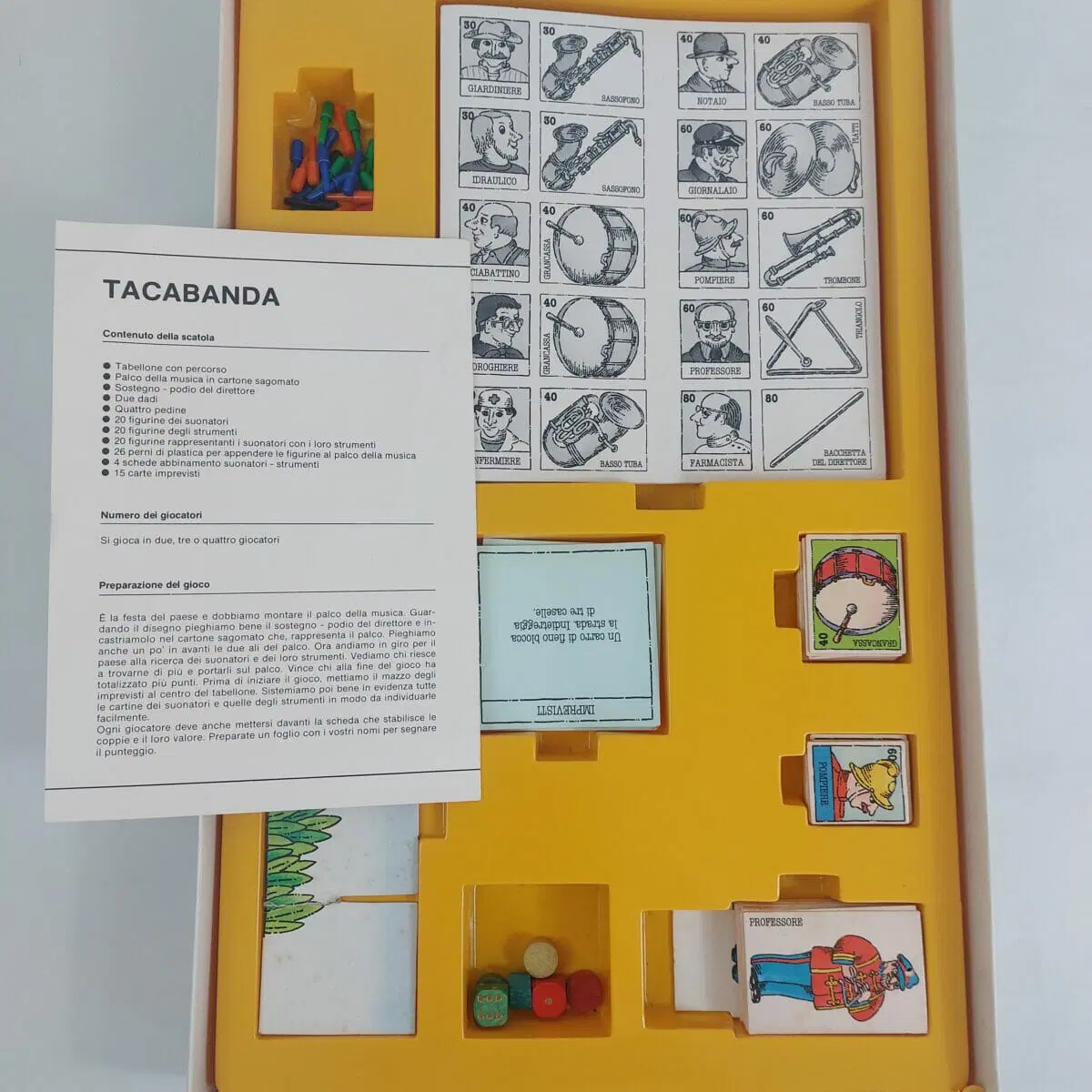 Tacabanda gioco da tavolo degli anni ’80 Mondadori - immagine 3