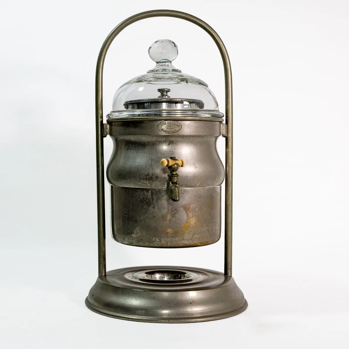 Antica caffettiera fontana a vapore Carlo Sigismund