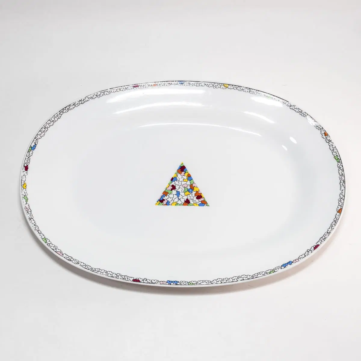 Piatto ovale Richard Ginori in porcellana