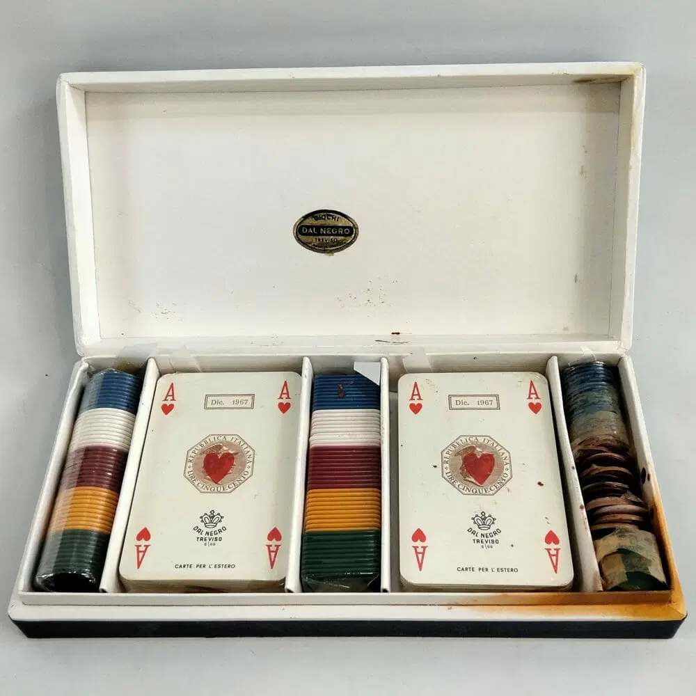 Astuccio poker Dal Negro anno 1967 ed. Assicurazioni Generali - immagine 2