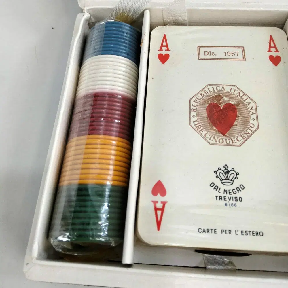 Astuccio poker Dal Negro anno 1967 ed. Assicurazioni Generali - immagine 4