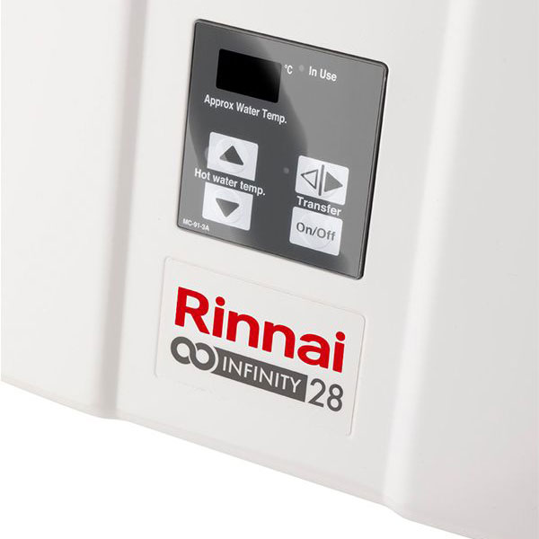 RINNAI – SCALDABAGNO A GAS LT. 28 DA INTERNO INFINITY 28i GPL CON KIT FUMI - immagine 2