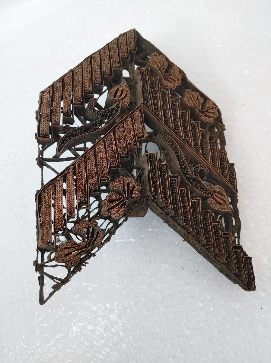 Timbro in legno stampa Batik antico - immagine 7