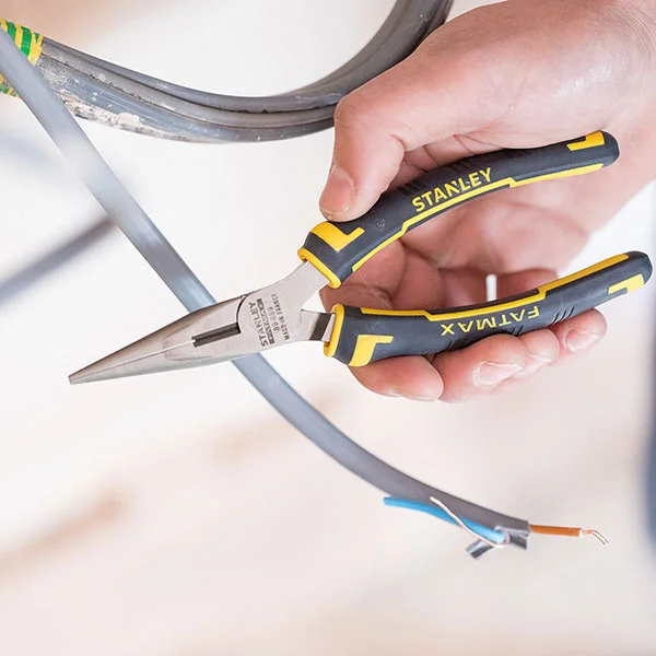 Stanley 0-89-870 Pinza Becchi Mezzotondi Lunghi, 200 mm - immagine 3