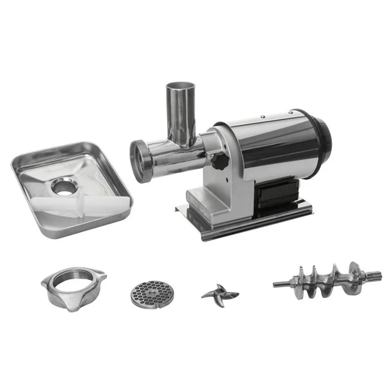 Tritacarne elettrico TC-22 tutto in Acciaio Inox 80 rpm Tre Spade 600W F02200/E - immagine 2