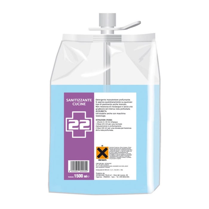 Detergente sanitizzante cucine Exa 22