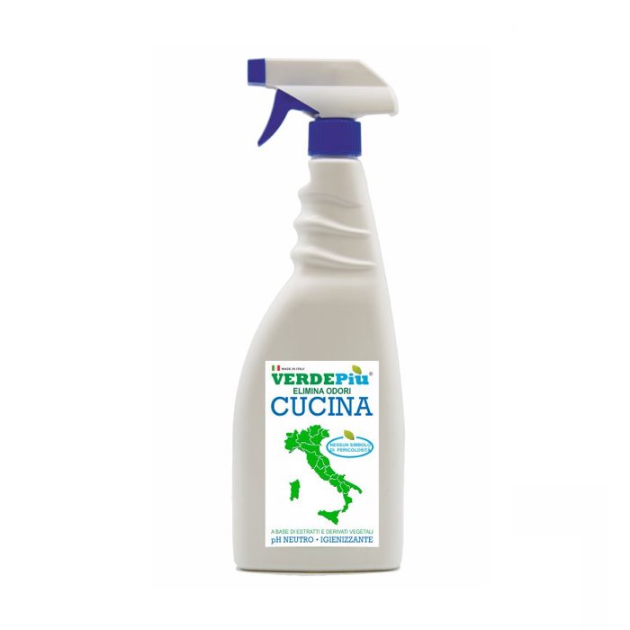 Detergente ecologico spray elimina-odori cucina Verdepiù (x12)