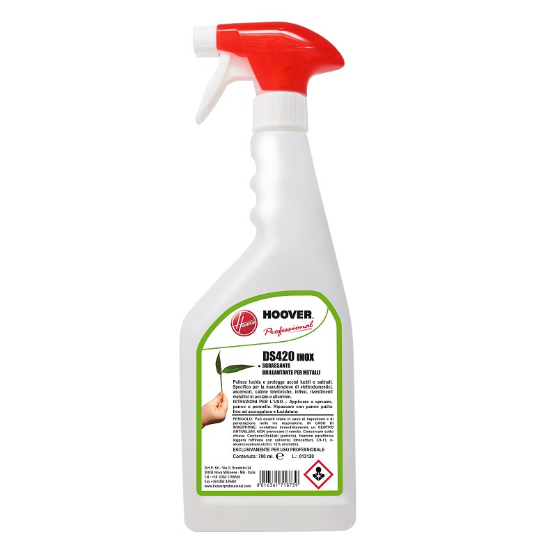 Sgrassante brillantante per metalli DS420 Inox (x12)