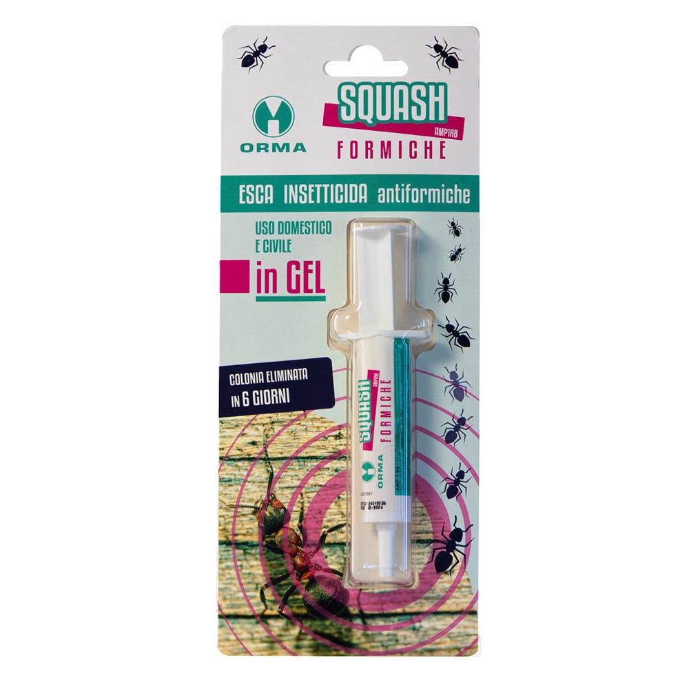 Siringa insetticida gel Squash Formiche
