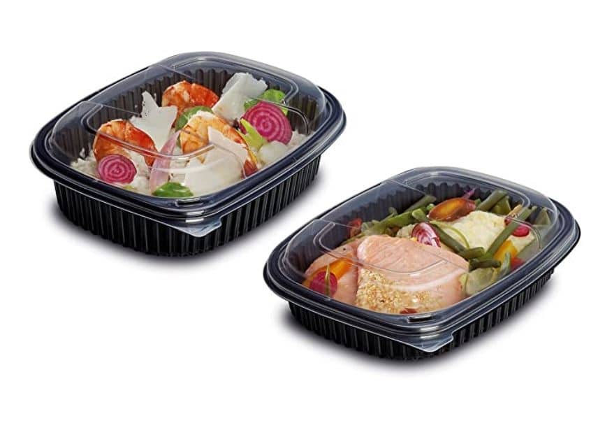 Contenitori per alimenti 400 ml – Coperchi per asporto (Set da 20 pezzi) - immagine 2