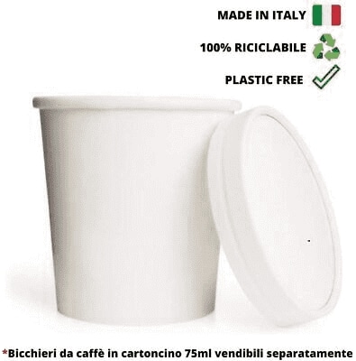 Set da 50 Coperchi Compostabili per Bicchierini Caffè – Ideali per il Tuo Caffè da Asporto - immagine 3