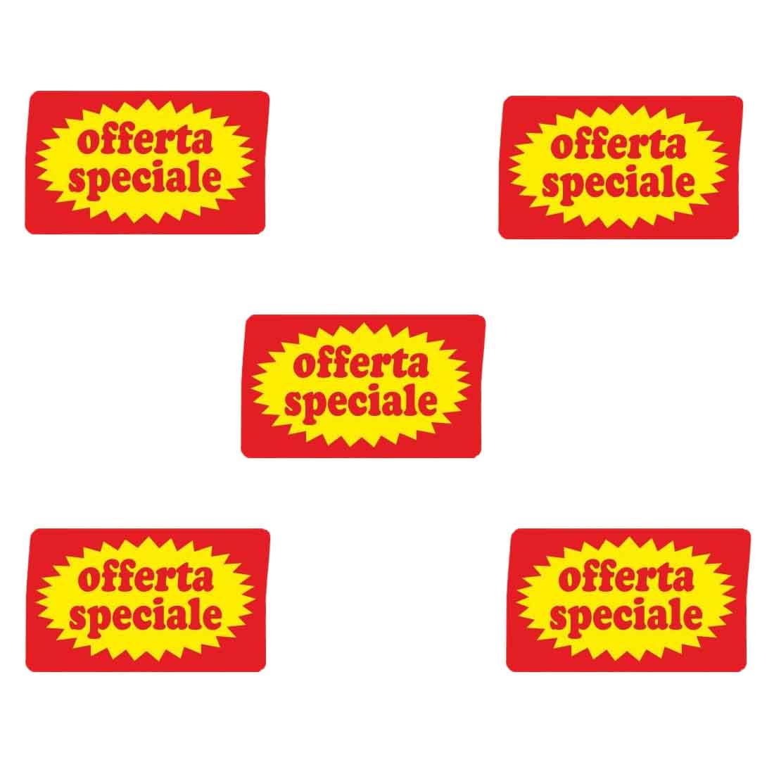 Etichette adesive promozionali per offerte speciali – Confezione da 1000 pezzi - immagine 4