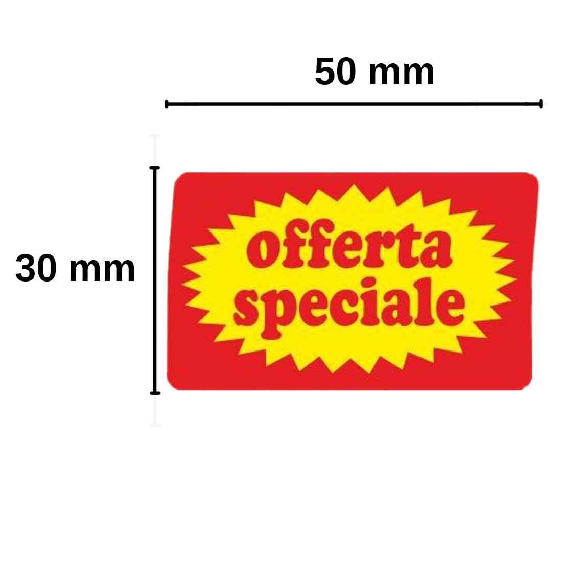 Etichette adesive promozionali per offerte speciali – Confezione da 1000 pezzi - immagine 5