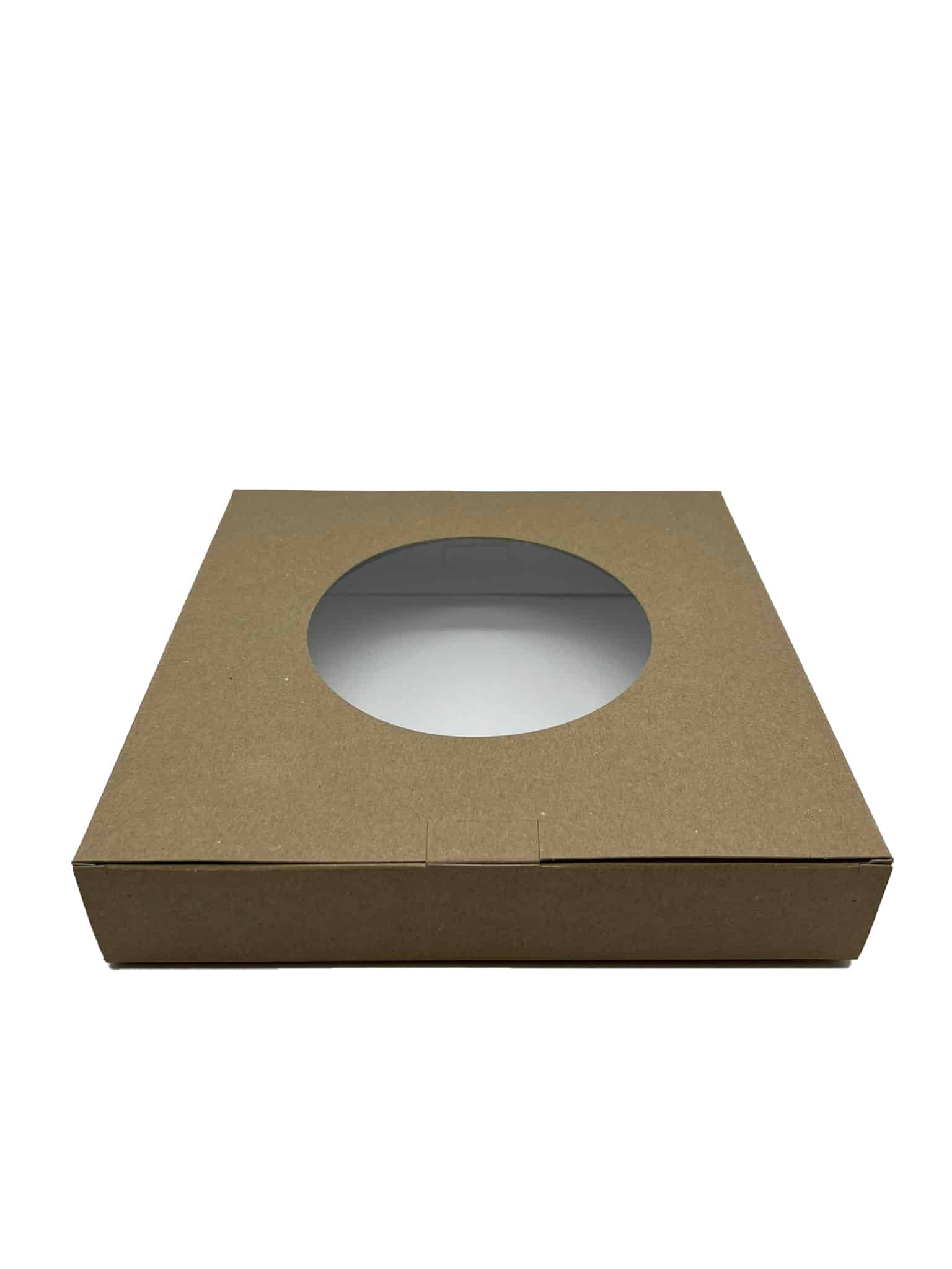 Scatole per torte finestrata 21×21 cm e 25×25 cm | Scatole per dolci pasticceria con finestra | Scatole porta crostate e pastiere – Confezione da 25 pezzi - immagine 6