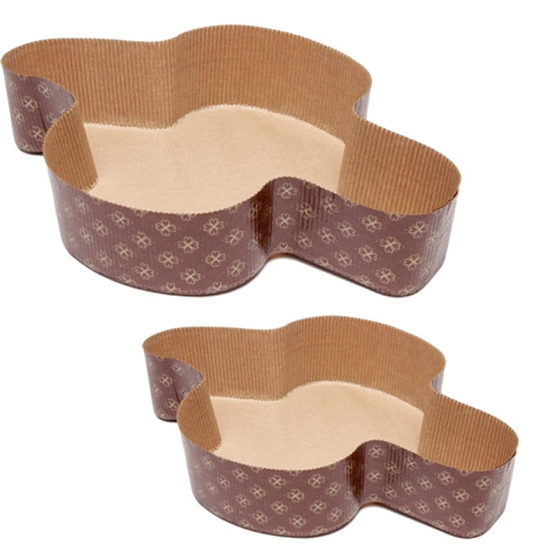 Stampo per colomba da 750 gr e 1 kg con buste trasparenti: Kit completo per la preparazione della colomba pasquale - immagine 3