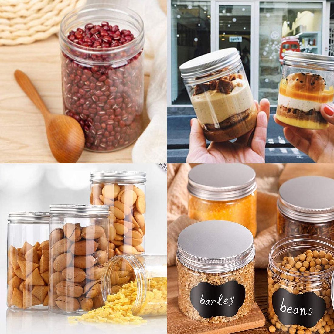 Contenitori di Plastica con Coperchio per Alimenti Liquidi: Conservazione Sicura ed Efficace. Confezioni da 6 pezzi - immagine 3