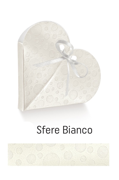 Scatoline per bomboniere a cuore 65×15 mm: Scatoline portaconfetti in carta di alta qualità per le tue cerimonie - immagine 2