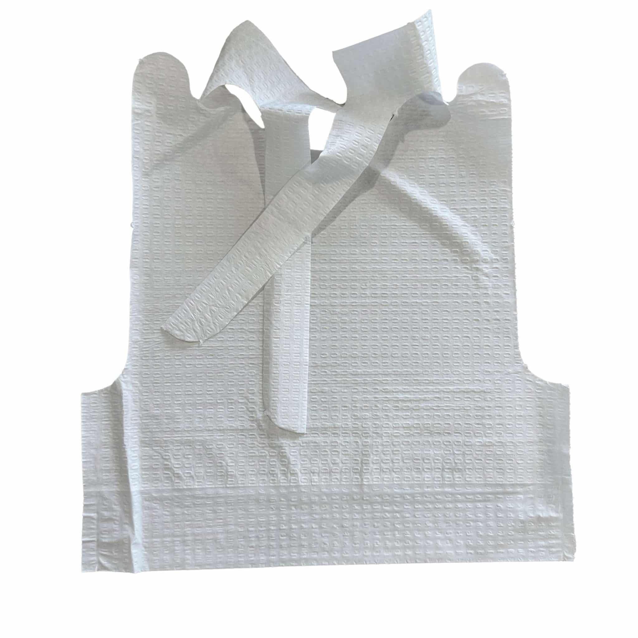 Bavaglini usa e getta bambini 27×34 cm: Bavette pappa svezzamento con tasca raccogli briciole – Set da 100 pezzi impermeabili - immagine 3