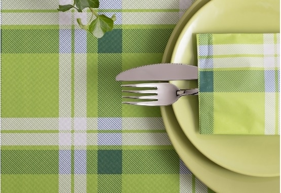 Tovaglioli portaposate in carta paglia, sacchetti in carta per posate con tovagliolo 38×38 cm vari colori 1000 pezzi - immagine 6