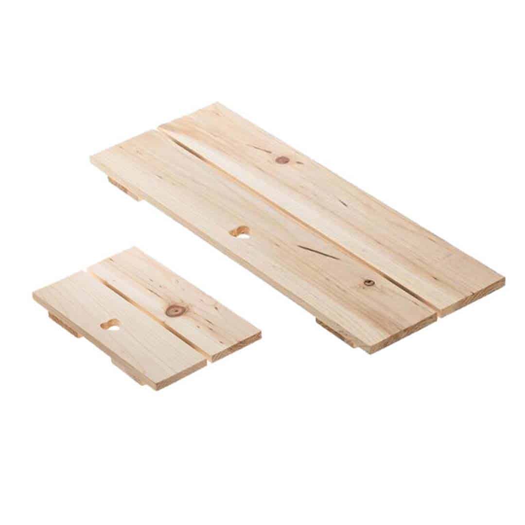 Vassoio in legno di abete 12.5×20 cm e 15×40 cm | Tagliere aperitivo rettangolare | Alzatina in legno per antipasti