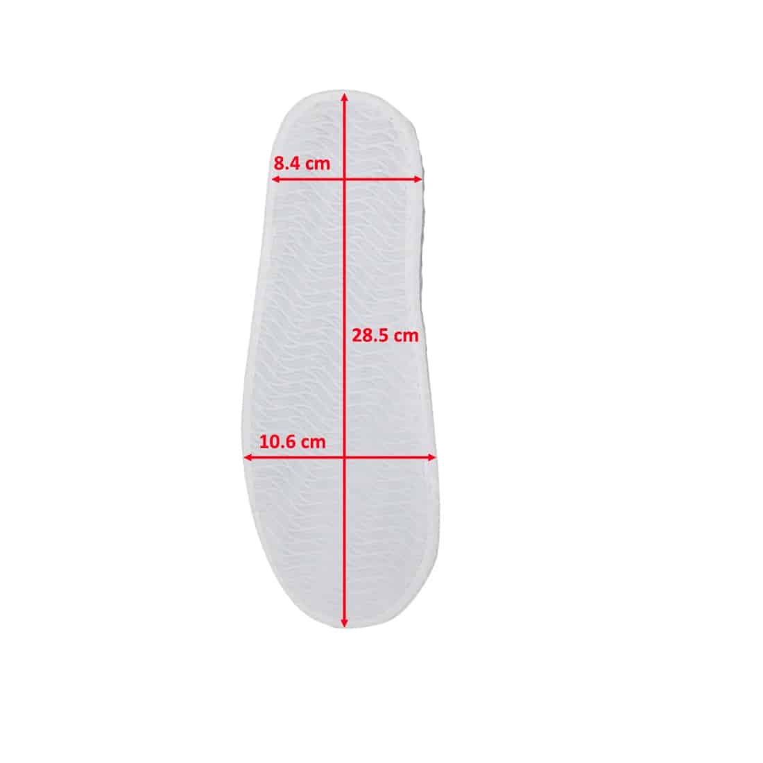 Pantofole ospiti aperte in spugna, Ciabatte monouso taglia unica, Ciabatte usa e getta con suola in gomma antiscivolo 5 paia - immagine 2