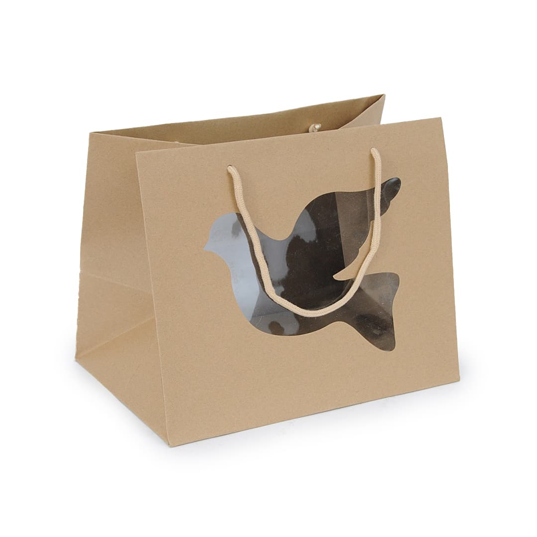 Shopper carta kraft Pasqua: Stile e praticità per i tuoi regali pasquali – Confezione da 4 pezzi