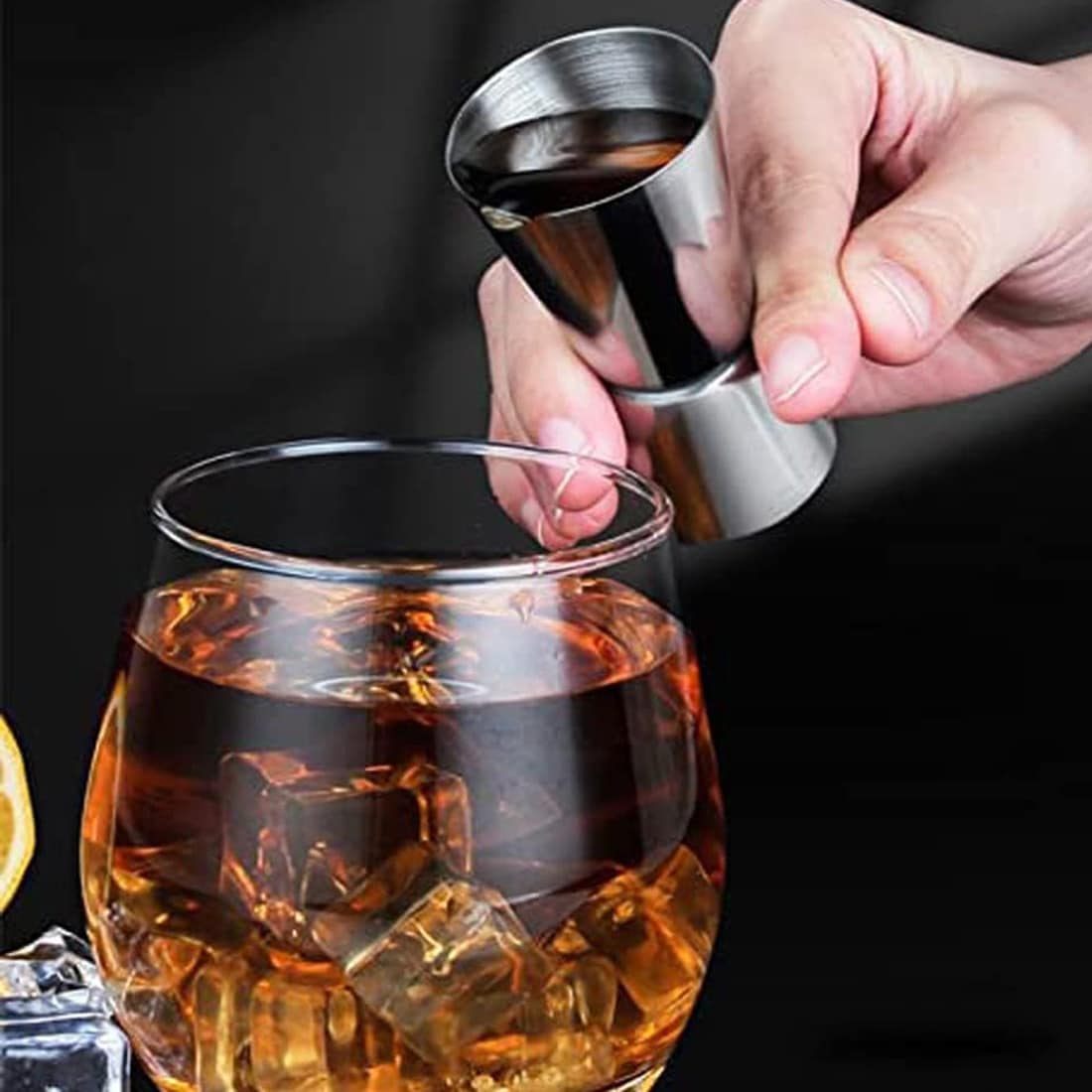 Misurino Cocktail Doppio 20/40ml in Acciaio Inox – Jigger Professionale - immagine 5