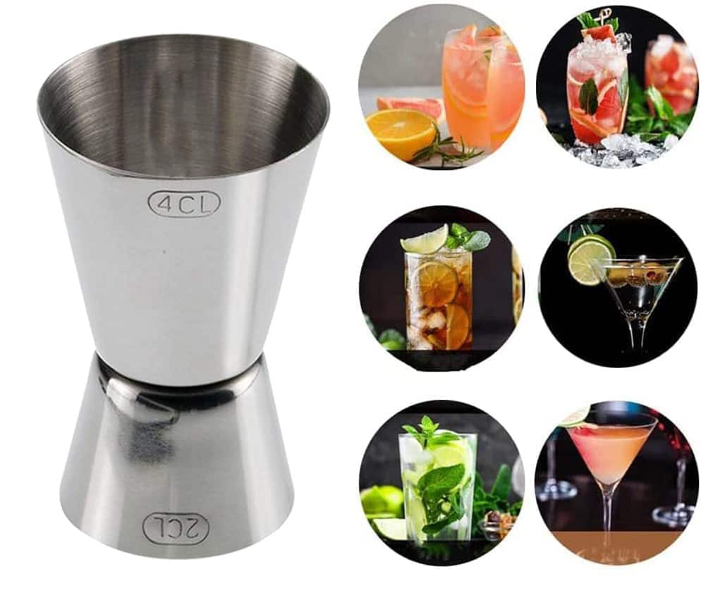 Misurino Cocktail Doppio 20/40ml in Acciaio Inox – Jigger Professionale - immagine 6
