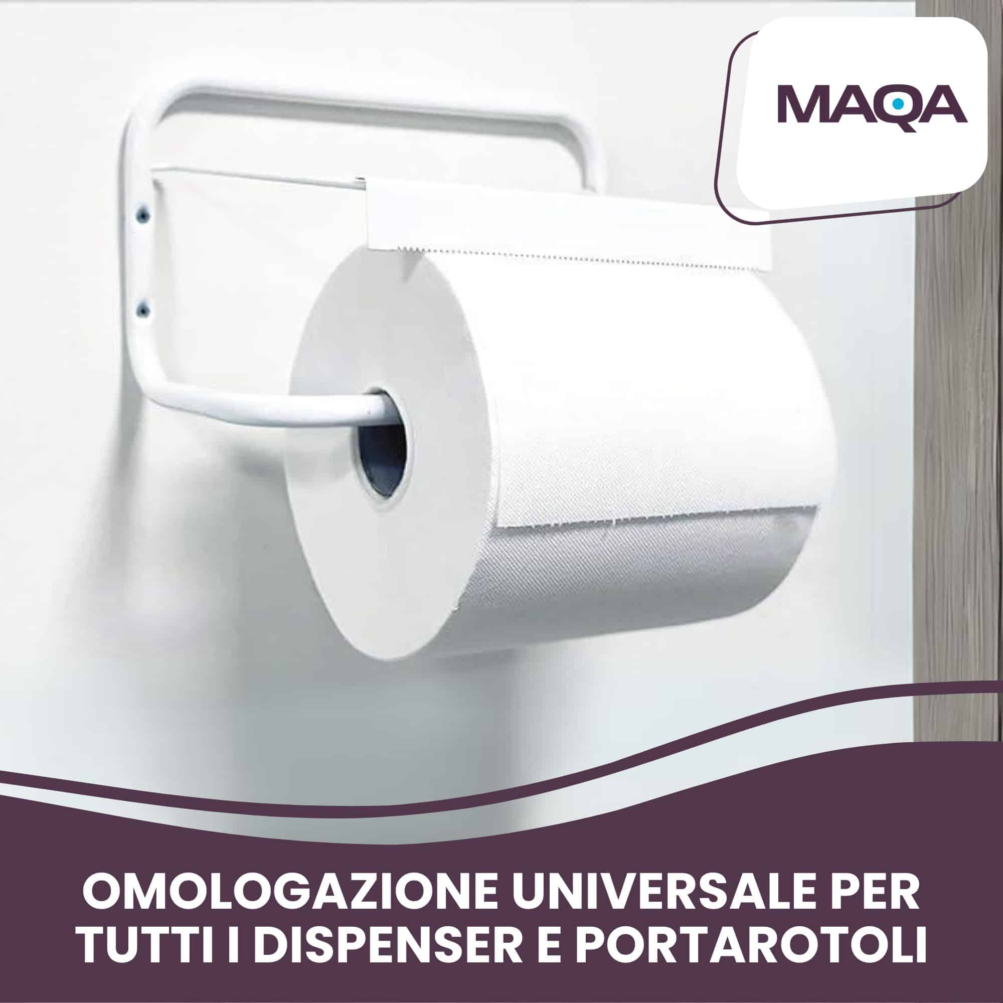 Rotoloni carta asciugatutto industriali in pura cellulosa 2 veli | Confezione da 2 bobine (668 strappi) - immagine 2