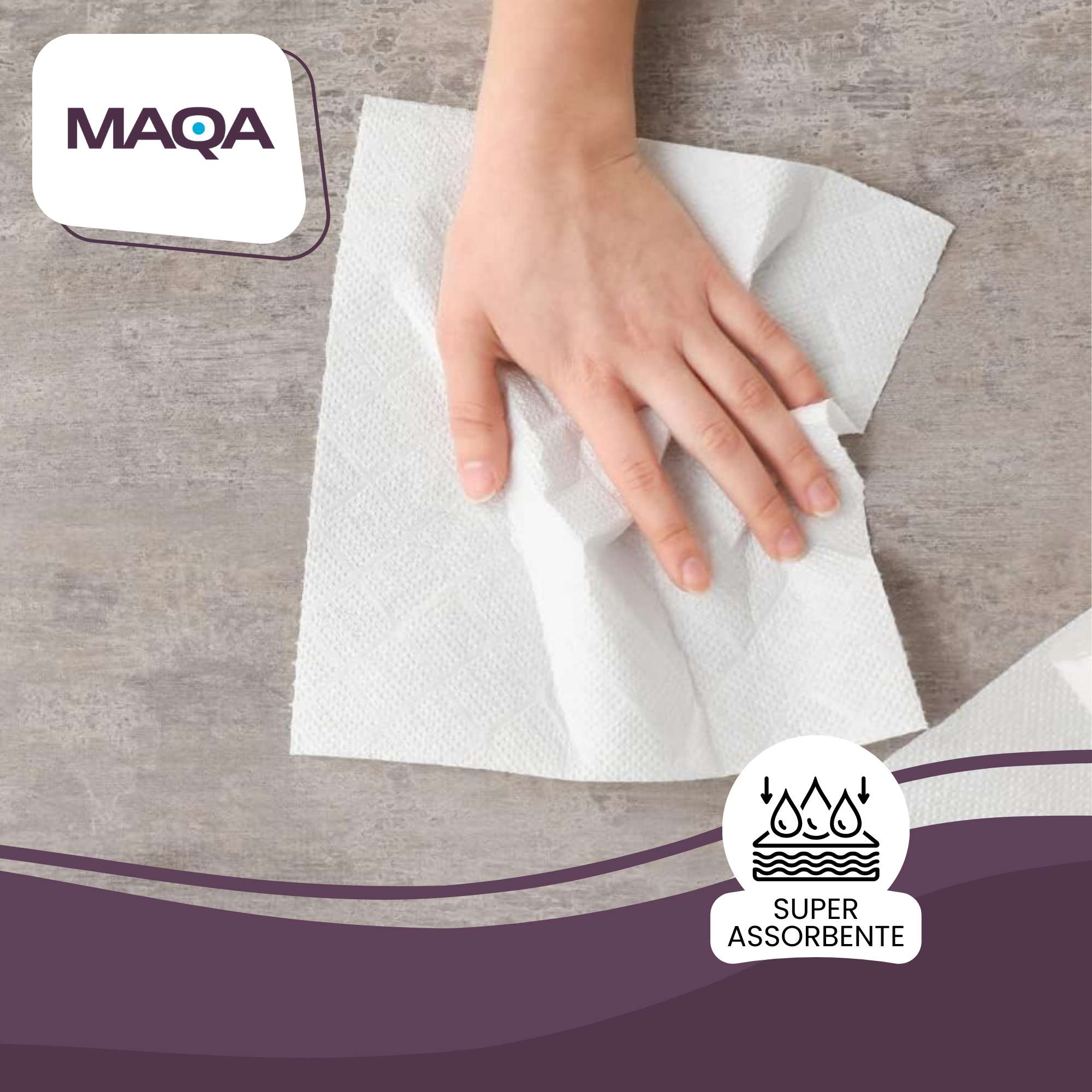 Rotoloni carta asciugatutto industriali in pura cellulosa 2 veli | Confezione da 2 bobine (668 strappi) - immagine 4