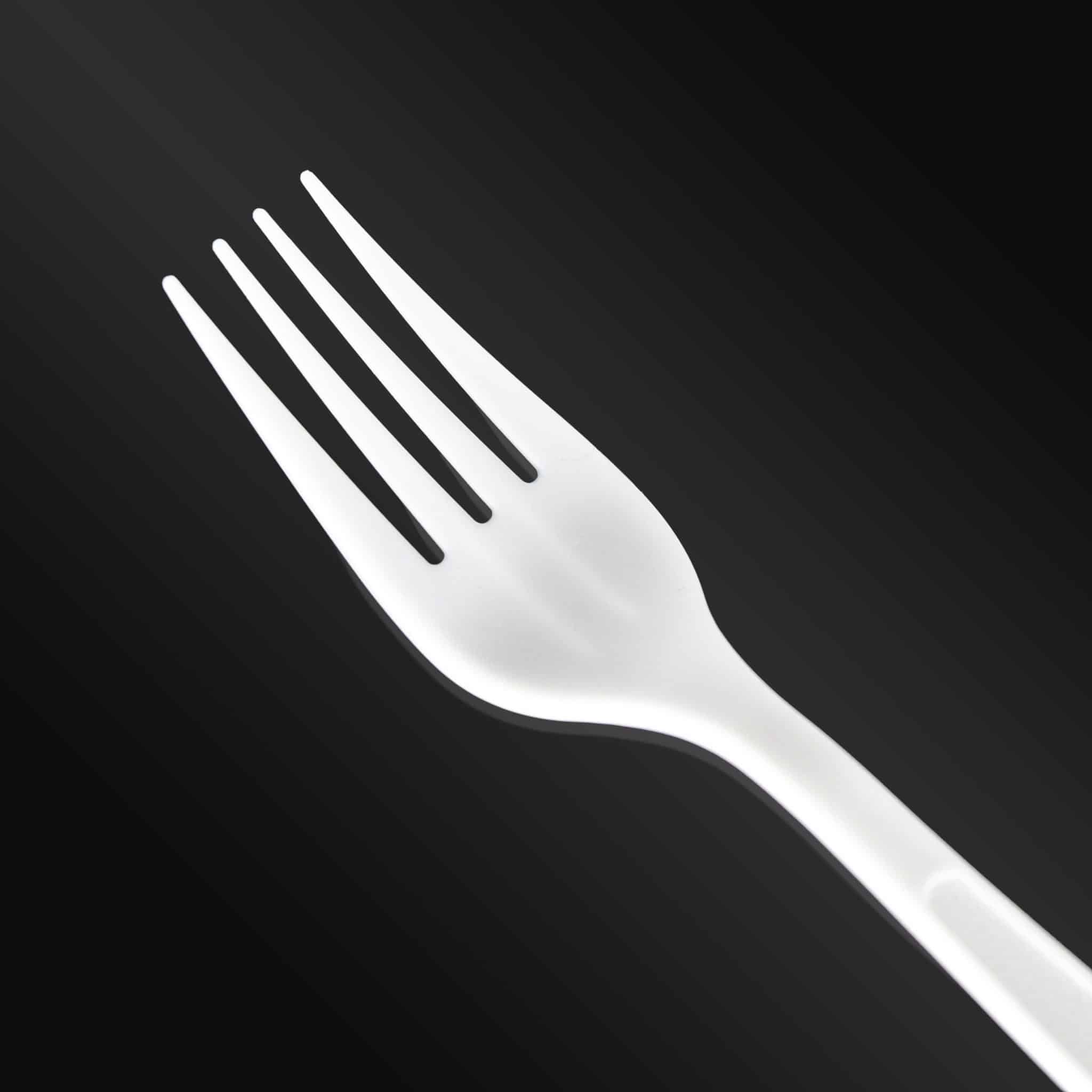 MAQA TRIS Posate Forchetta + Cucchiaio + Coltello & Tovagliolo Riutilizzabili – 1 Confezione da 100 pz. - immagine 7