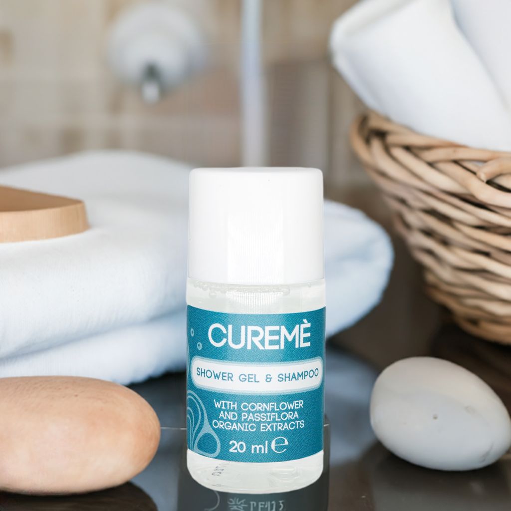 Kit Cortesia 200pz Bustina Shampoo doccia 10ml + 200pz Saponetta CUREMÈ (400 pezzi totali) - immagine 5