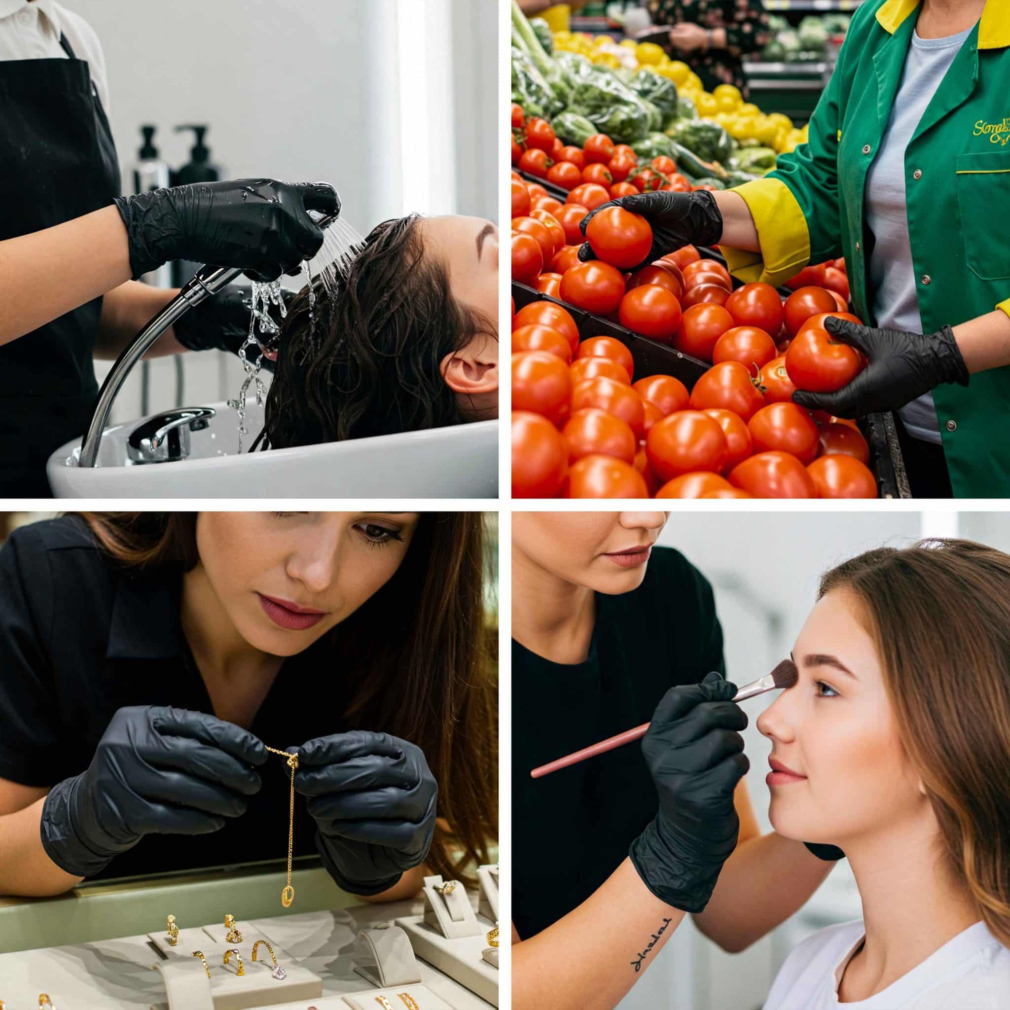 Guanti MAQA in nitrile colore Nero confezioni da 100pz - immagine 9